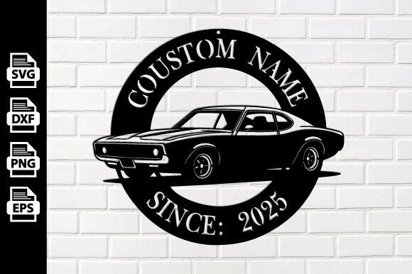 Download Personalized Car Name Metal Sign - Premium Resources