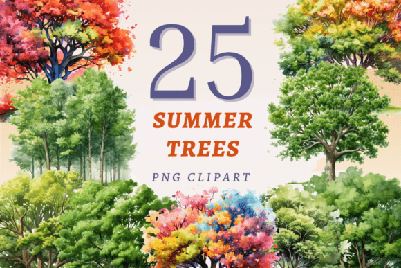 Download Summer Trees PNG Bundle - Trees Collection
