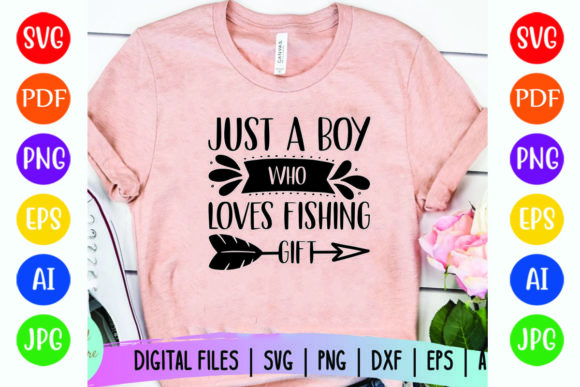 Download Just a Boy Who Loves Fishing Gift - Fishing gift Collection