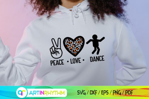 Download Dance Svg, Peace Love Svg, Dancer Svg - Love Collection