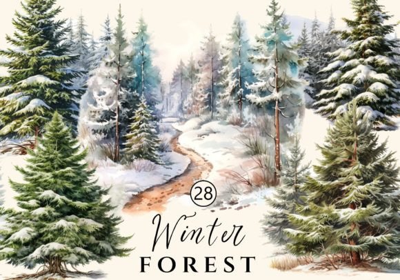 Download Winter Forest, Christmas Trees 28 PNG - Trees Collection