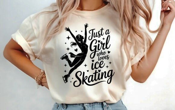 Download Just a Girl Who Loves Ice Skating SVG - Love Collection