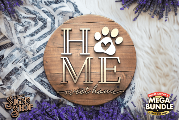 Download Home Sweet Home - | SVG Pet Lover Round - Love Collection