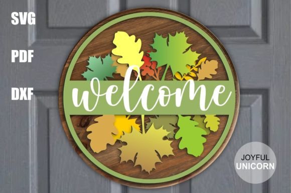 Download Fall Welcome Sign SVG | Autumn Sign SVG - Welcome sign Collection