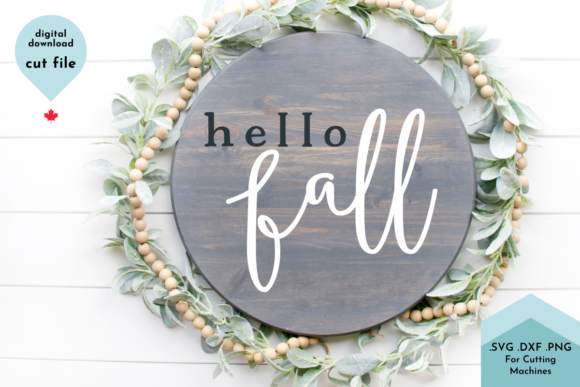 Download Hello Fall Welcome Sign SVG, Autumn - Welcome sign Collection