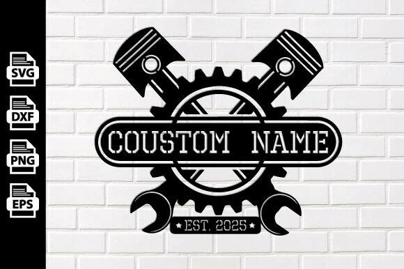 Download Personalized Garage Metal Wall Art Sign - Premium Resources