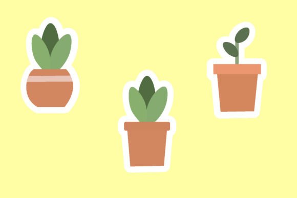 Download Plant Green Garden Design Icon Stickers - Garden design Collection