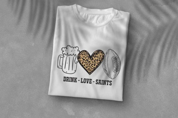 Download NFL Drink Love Saints DIY Crafts Files - Love Collection
